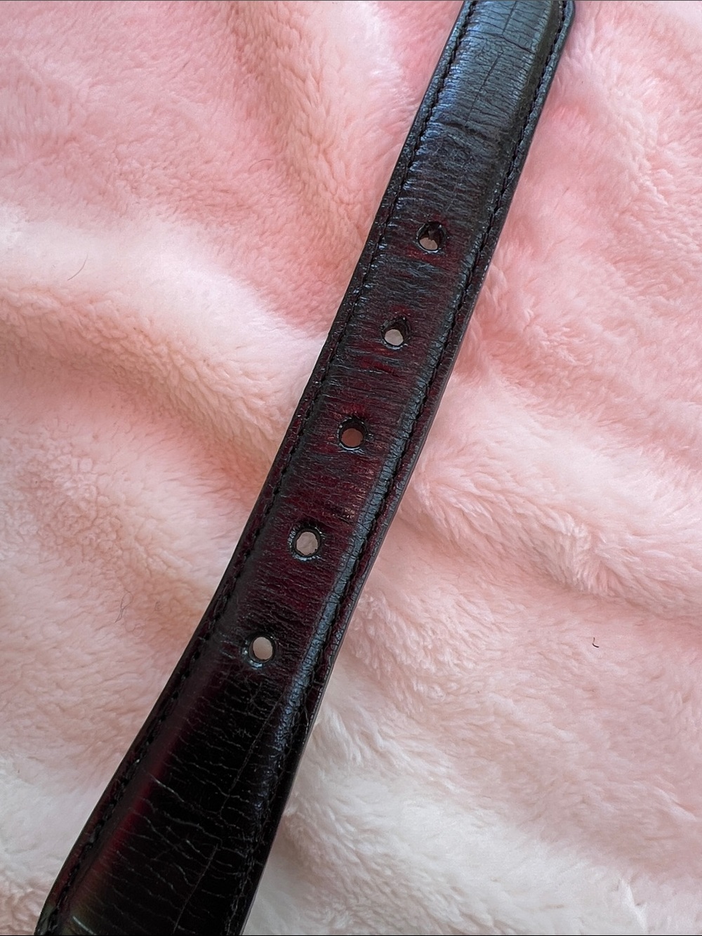 Vintage 1996 Brighton Black Braided Leather Belt with Decorative Silver Buckle - Picture 9 of 9